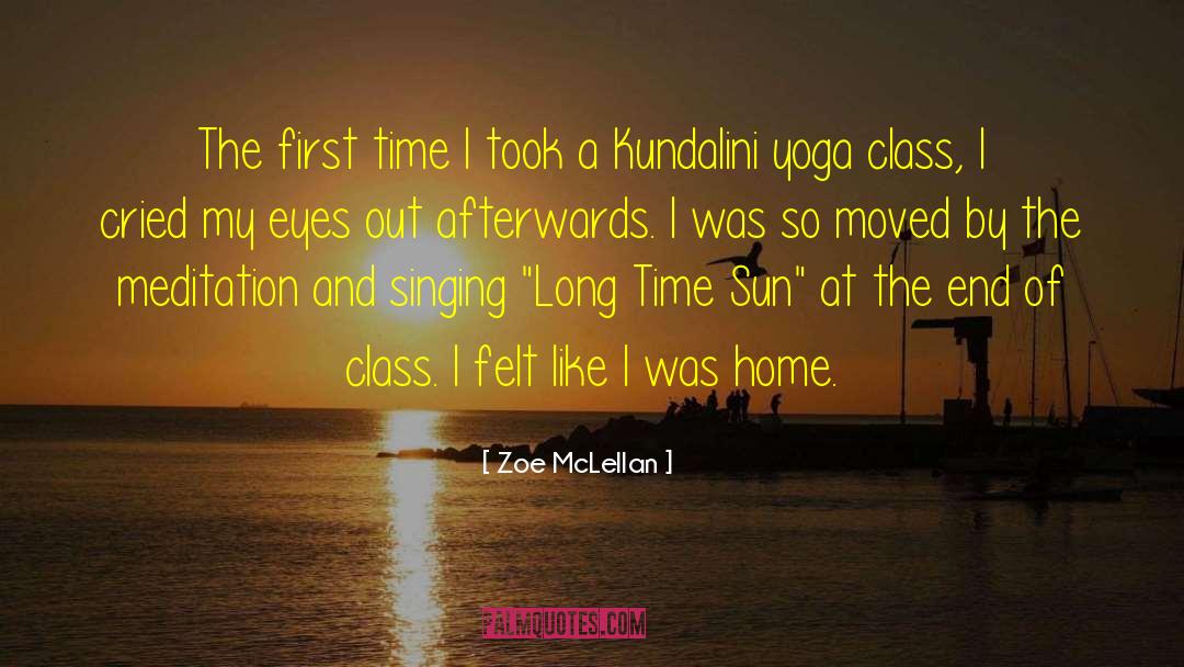 Yoga Spanking quotes by Zoe McLellan