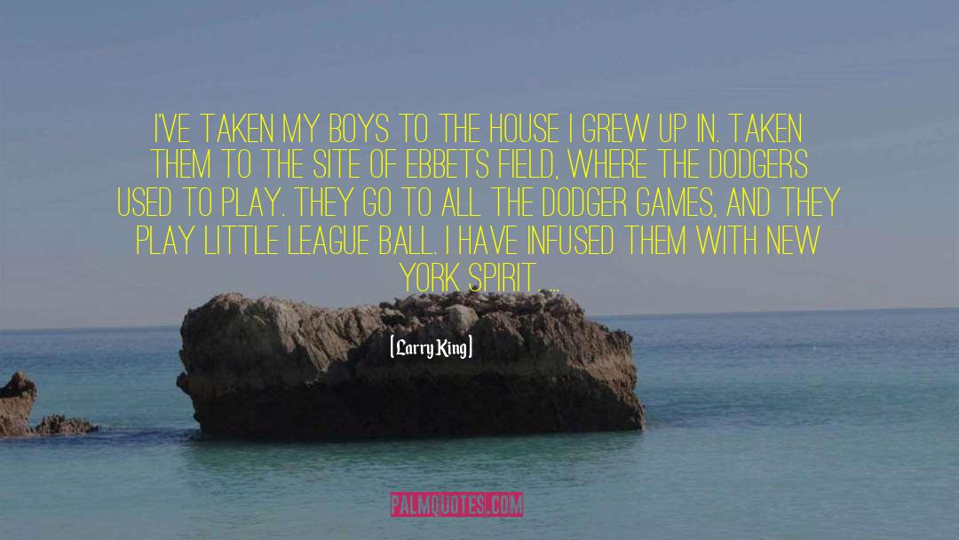 Yogi Berra Little League quotes by Larry King