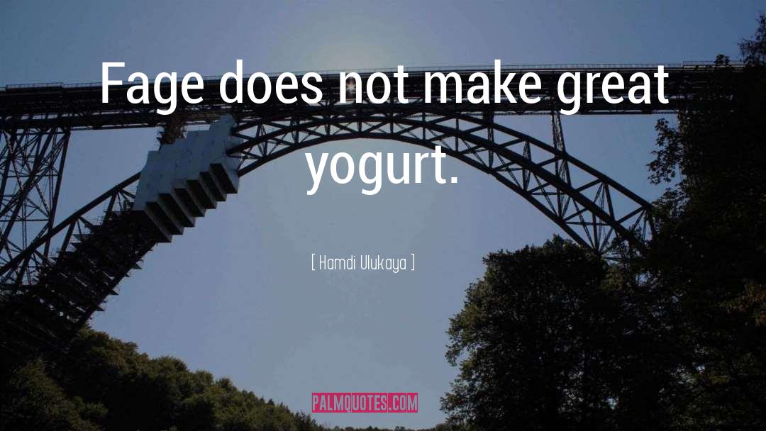 Yogurt quotes by Hamdi Ulukaya