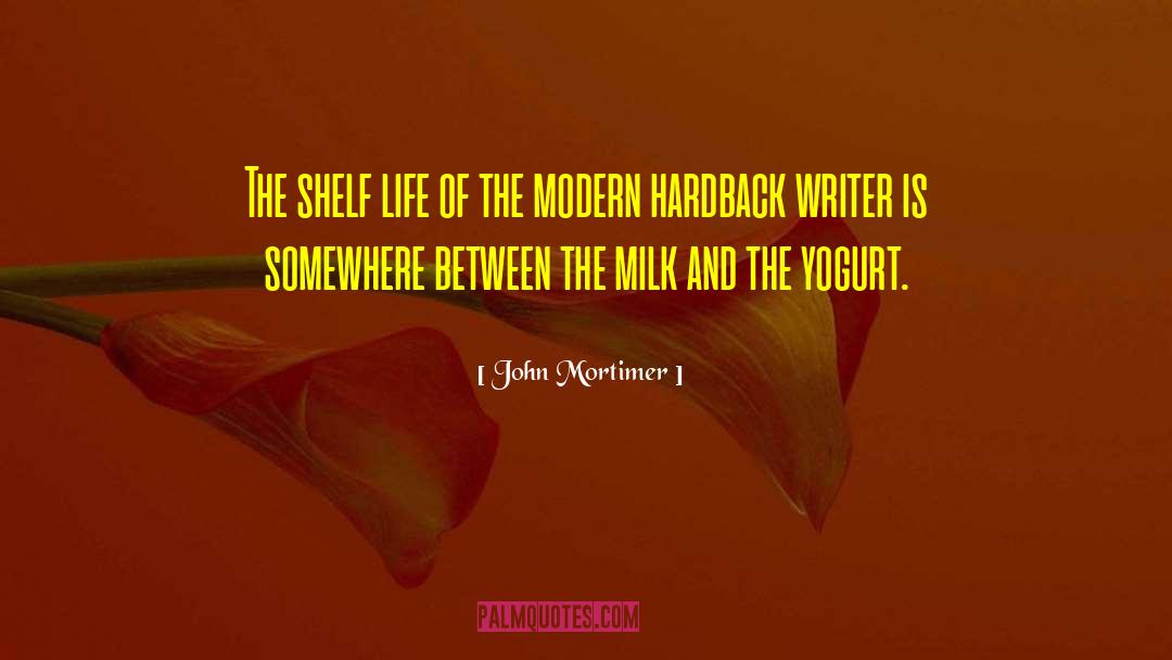 Yogurt quotes by John Mortimer