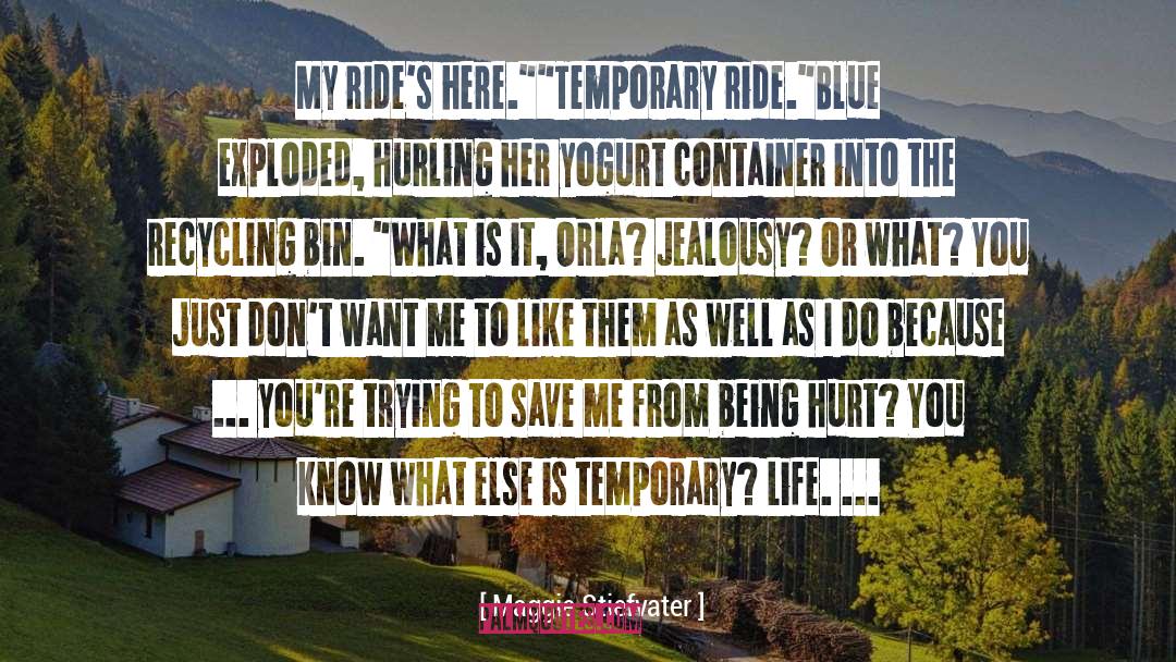 Yogurt quotes by Maggie Stiefvater