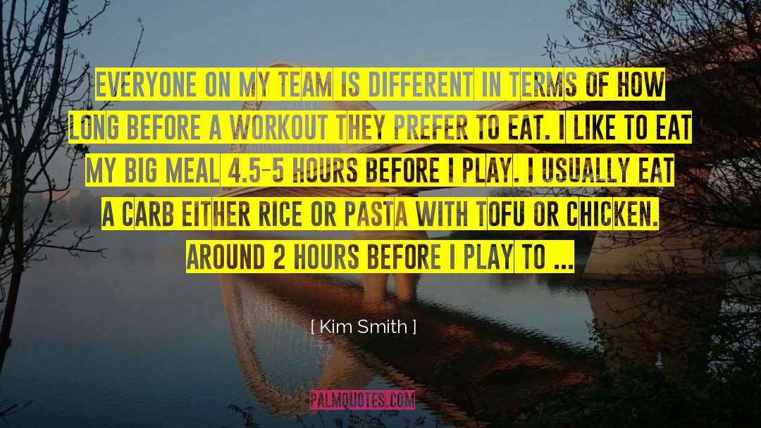 Yogurt quotes by Kim Smith