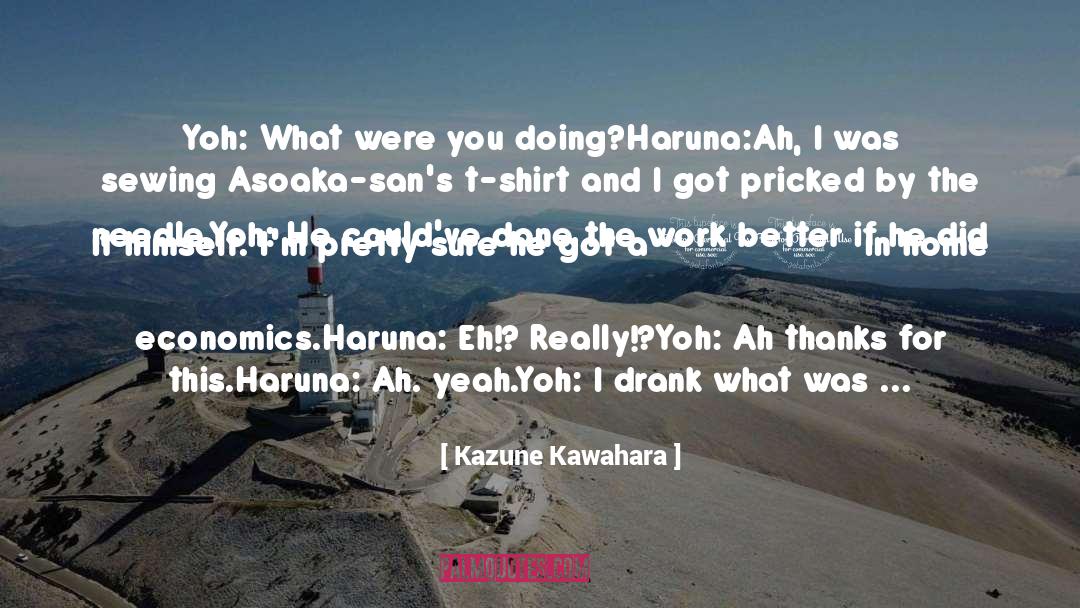 Yoh quotes by Kazune Kawahara