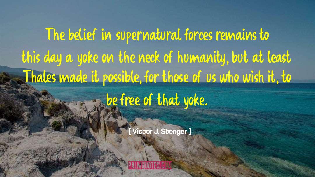 Yoke quotes by Victor J. Stenger