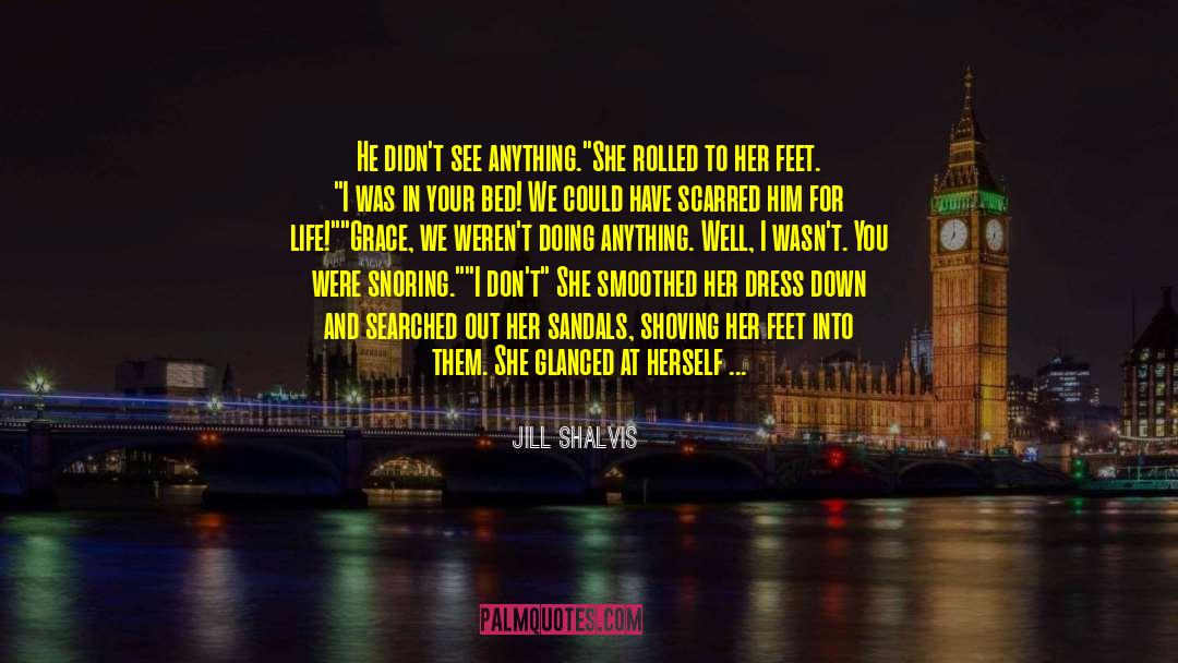 Yoki Sandals quotes by Jill Shalvis