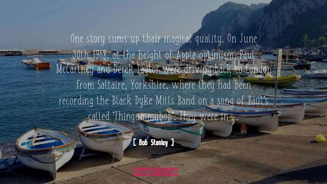 Yorkshire quotes by Bob Stanley