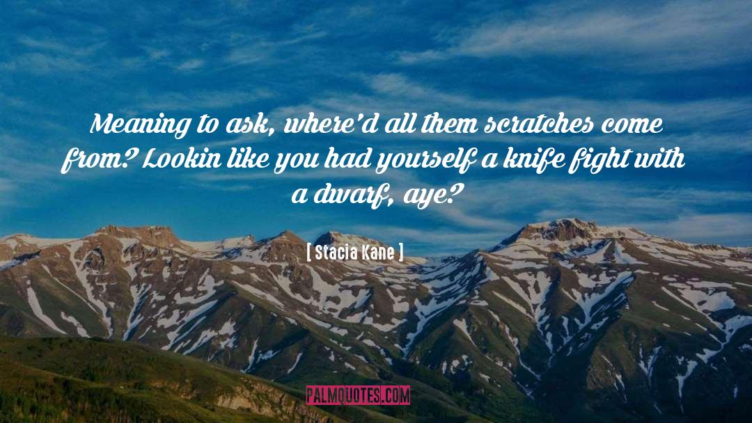 Yoshikane Knife quotes by Stacia Kane