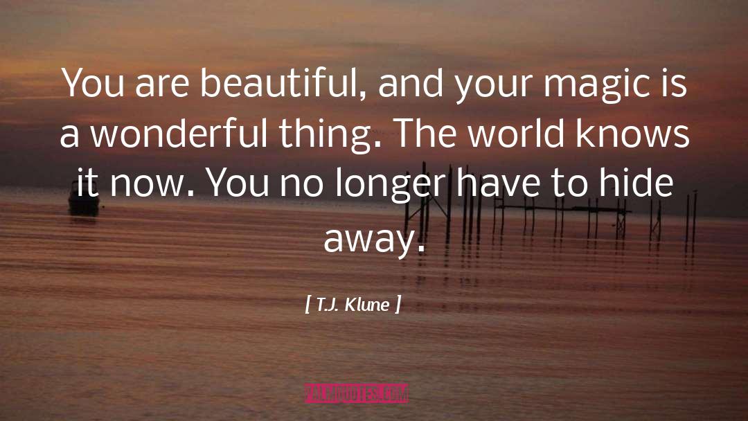 You Are Beautiful quotes by T.J. Klune