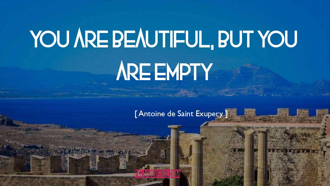 You Are Beautiful quotes by Antoine De Saint Exupery