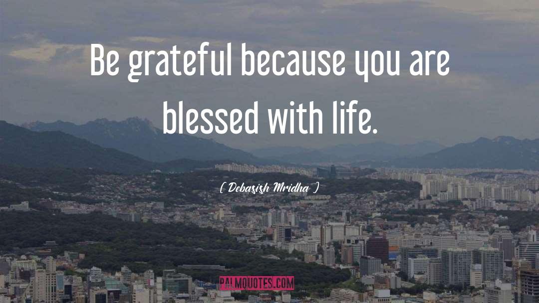 You Are Blessed quotes by Debasish Mridha