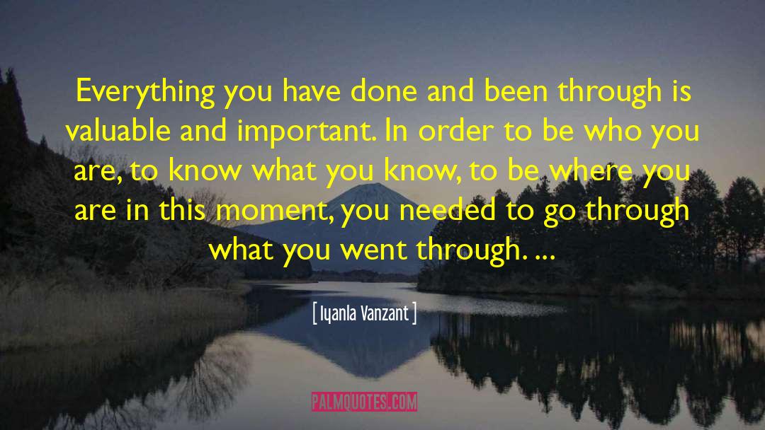 You Are Important quotes by Iyanla Vanzant