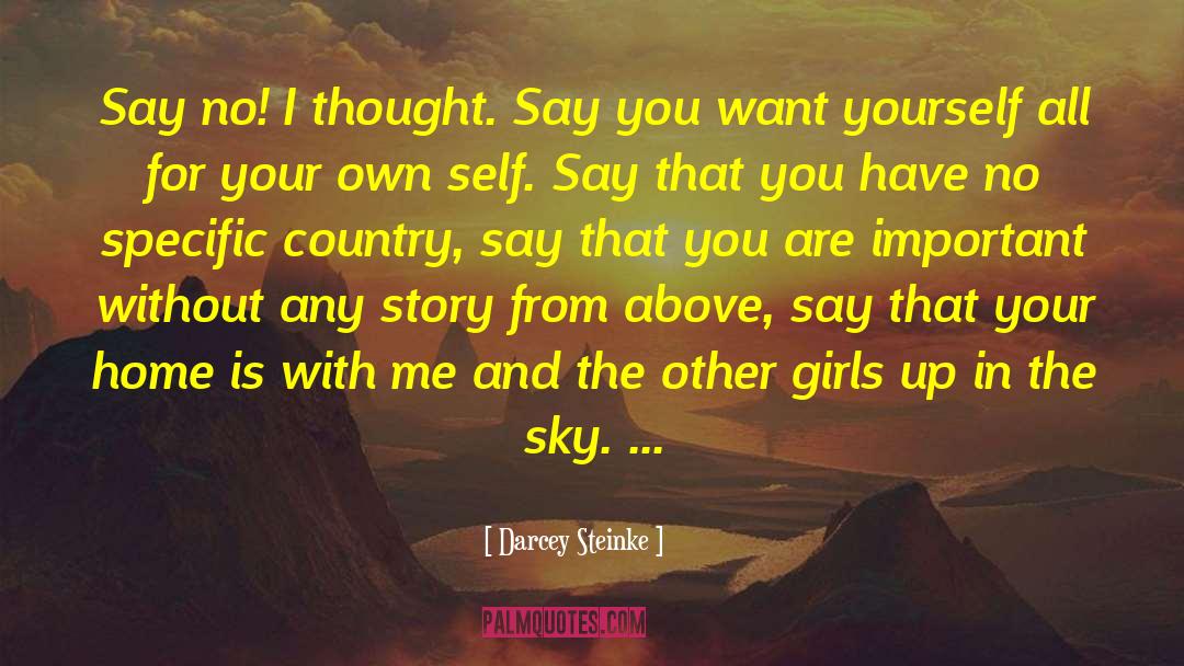 You Are Important quotes by Darcey Steinke