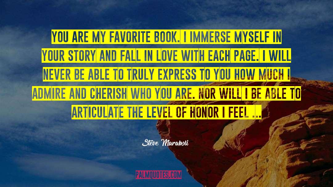 You Are My Favorite quotes by Steve Maraboli