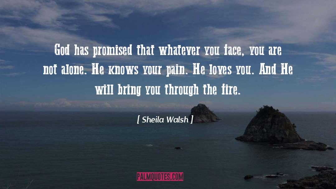 You Are Not Alone quotes by Sheila Walsh