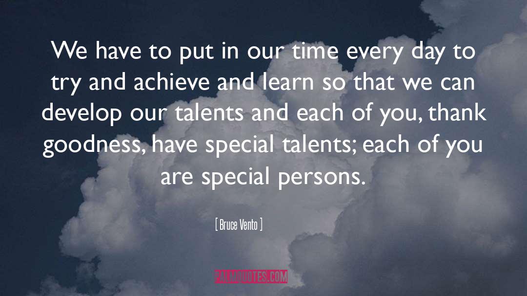 You Are Special quotes by Bruce Vento