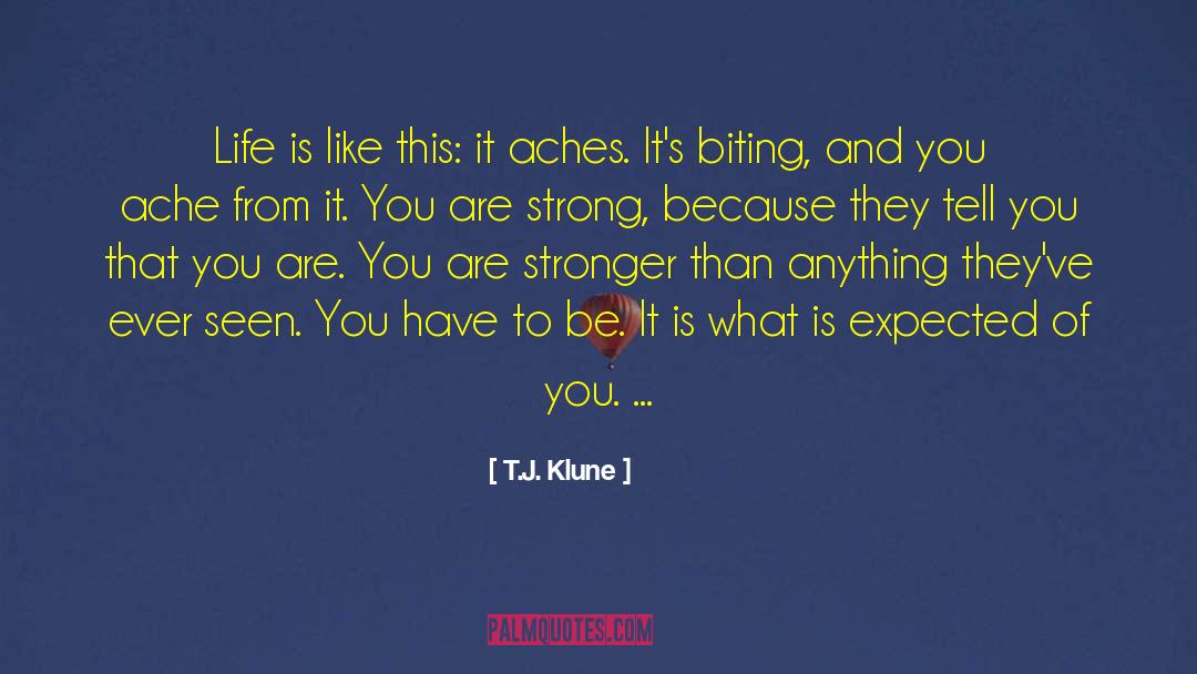 You Are Strong quotes by T.J. Klune