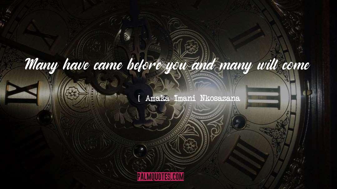 You Are Unique quotes by Amaka Imani Nkosazana