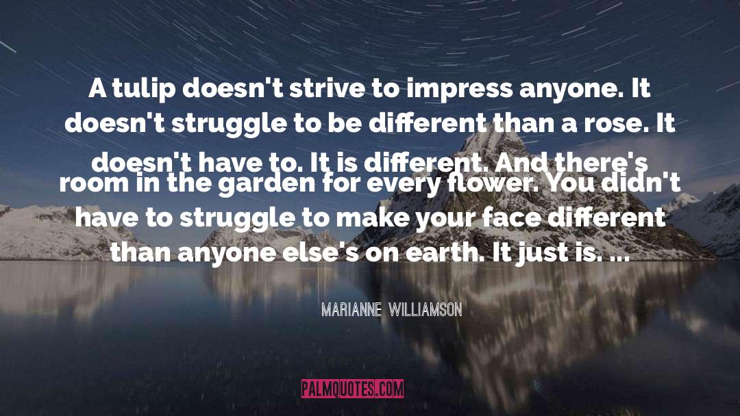 You Are Unique quotes by Marianne Williamson