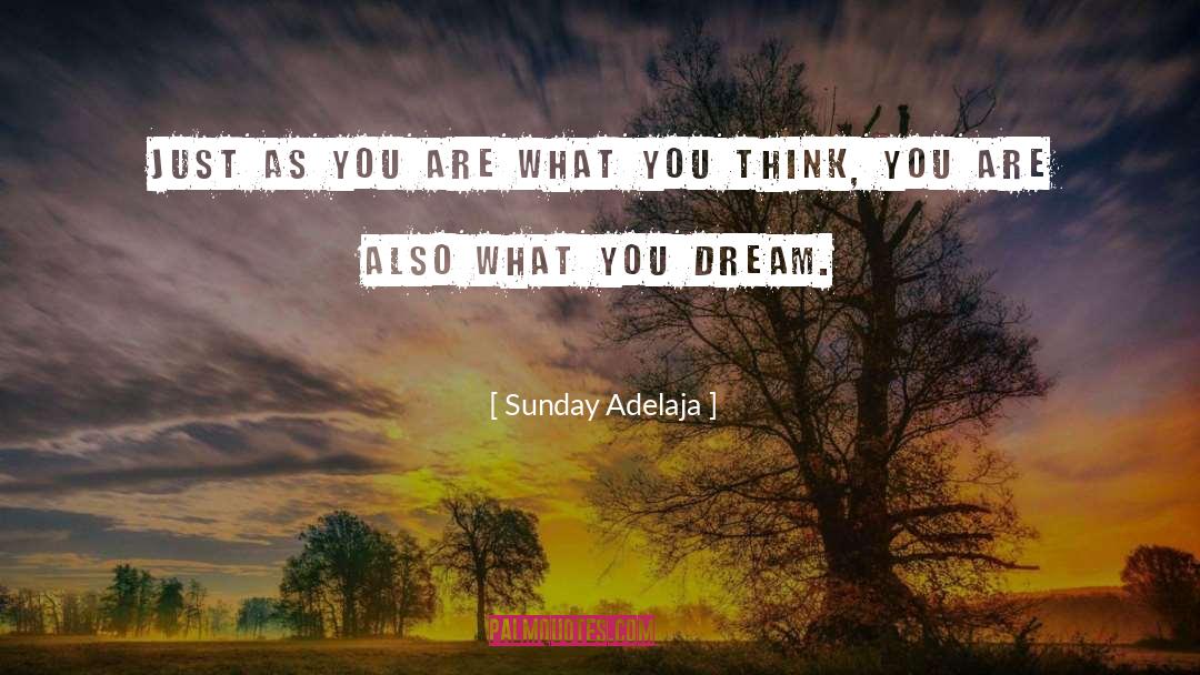 You Are What You Think quotes by Sunday Adelaja