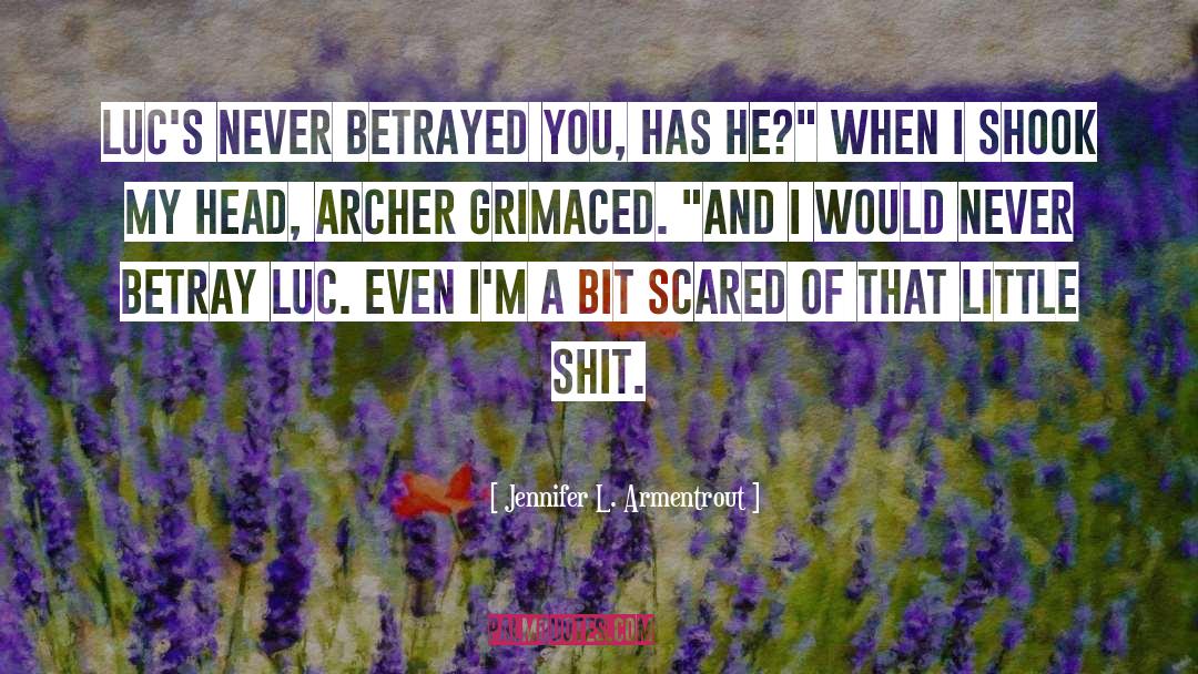 You Betrayed My Love quotes by Jennifer L. Armentrout