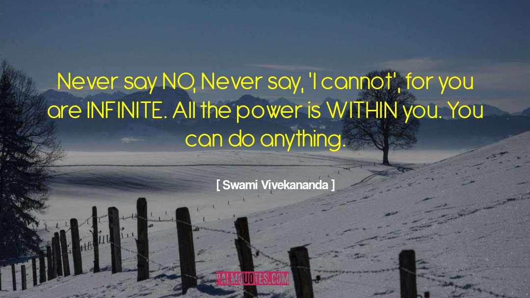 You Can Do Anything quotes by Swami Vivekananda