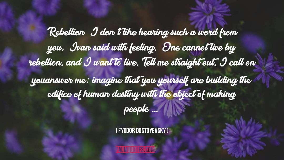 You Can Live Your Dream quotes by Fyodor Dostoyevsky