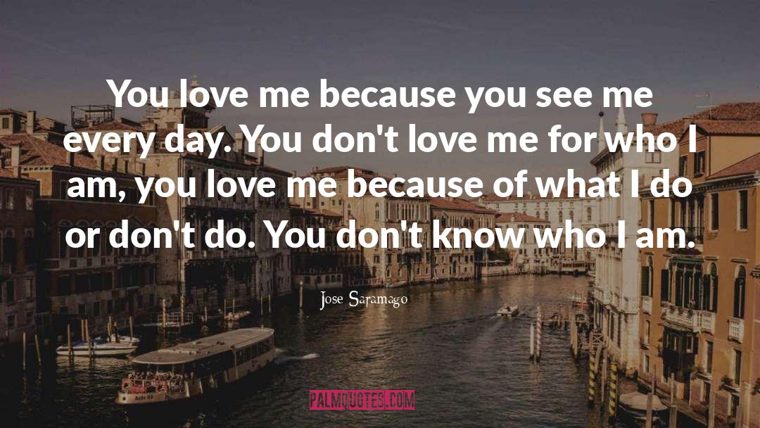 You Dont Love Me quotes by Jose Saramago