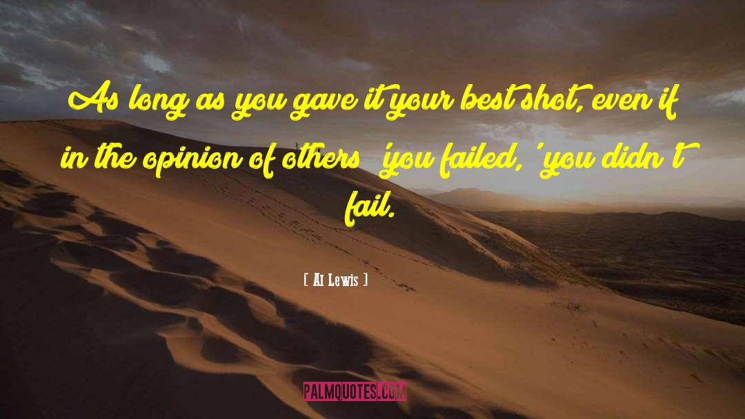 You Failed quotes by Al Lewis