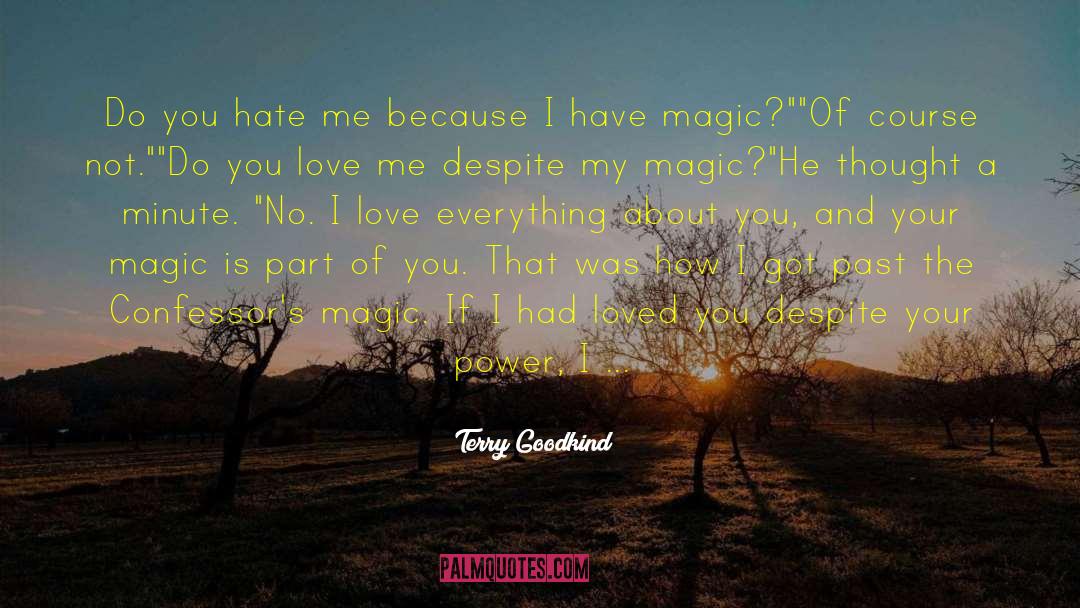 You Hate Me quotes by Terry Goodkind
