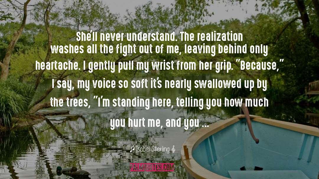 You Hurt Me quotes by Isabel Sterling