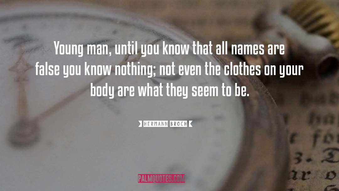 You Know Nothing quotes by Hermann Broch