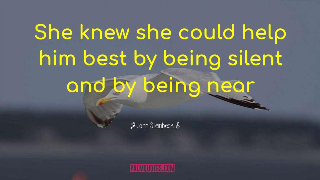 You Learn A Lot By Being Silent quotes by John Steinbeck
