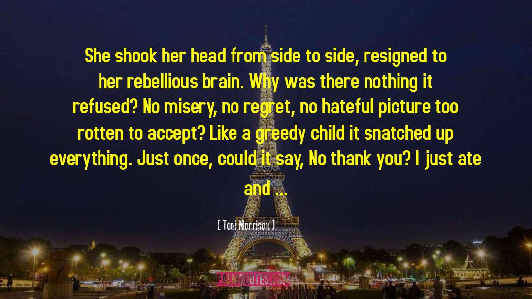 You Ll Regret It quotes by Toni Morrison