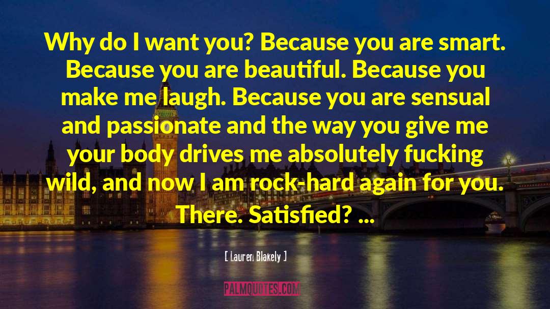 You Make Me Laugh quotes by Lauren Blakely