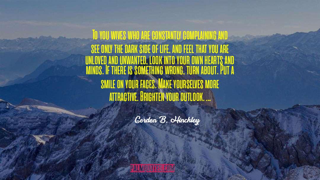 You Make Smile quotes by Gordon B. Hinckley
