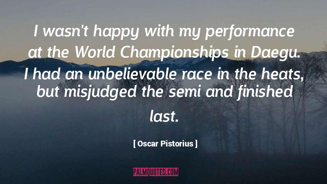 You Misjudged Me quotes by Oscar Pistorius