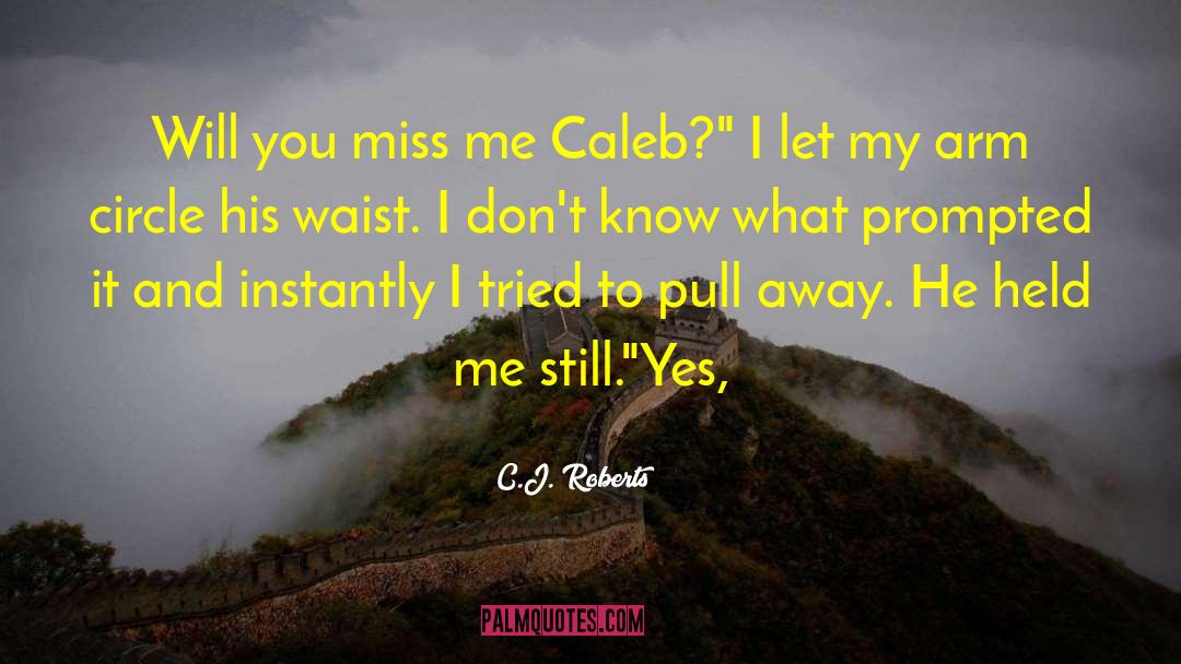 You Miss Me quotes by C.J. Roberts