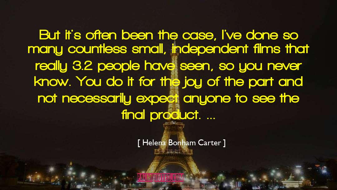 You Never Know quotes by Helena Bonham Carter
