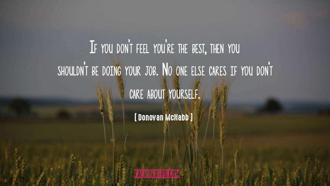 You Re Gone quotes by Donovan McNabb