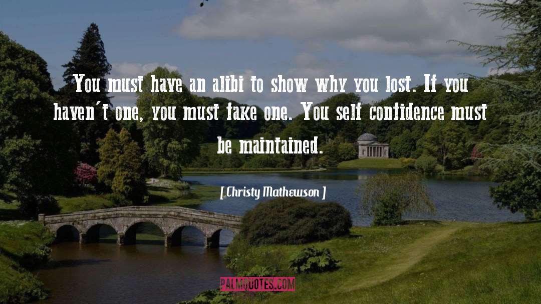 You Self quotes by Christy Mathewson