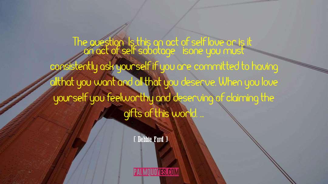 You Self quotes by Debbie Ford