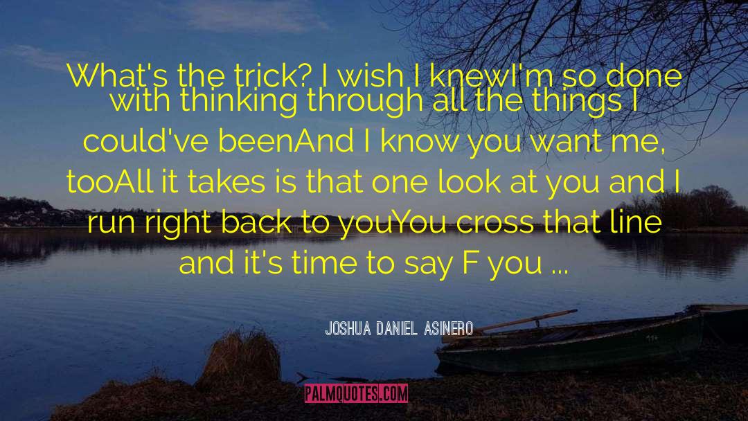 You Want Me quotes by Joshua Daniel Asinero