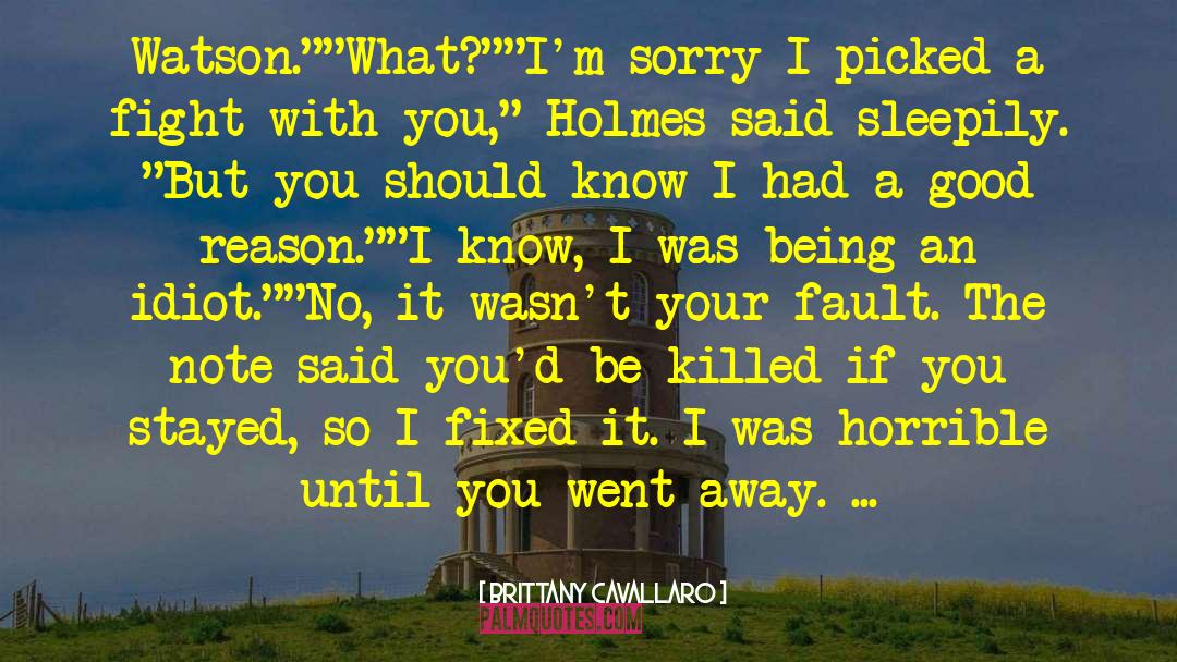 You Went Away quotes by Brittany Cavallaro