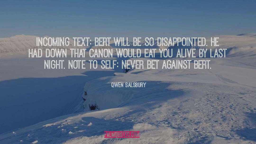 You Will Be Ok quotes by Qwen Salsbury