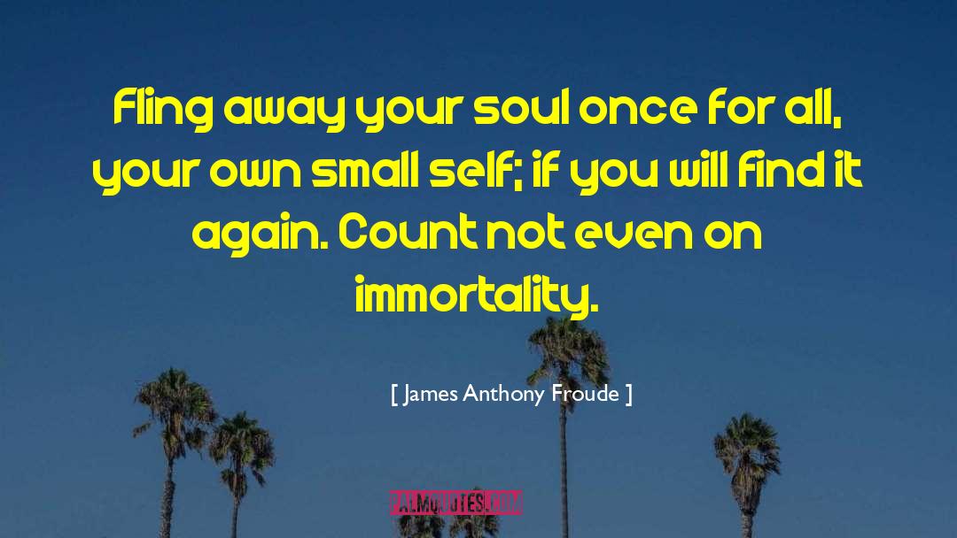 You Will Find It quotes by James Anthony Froude