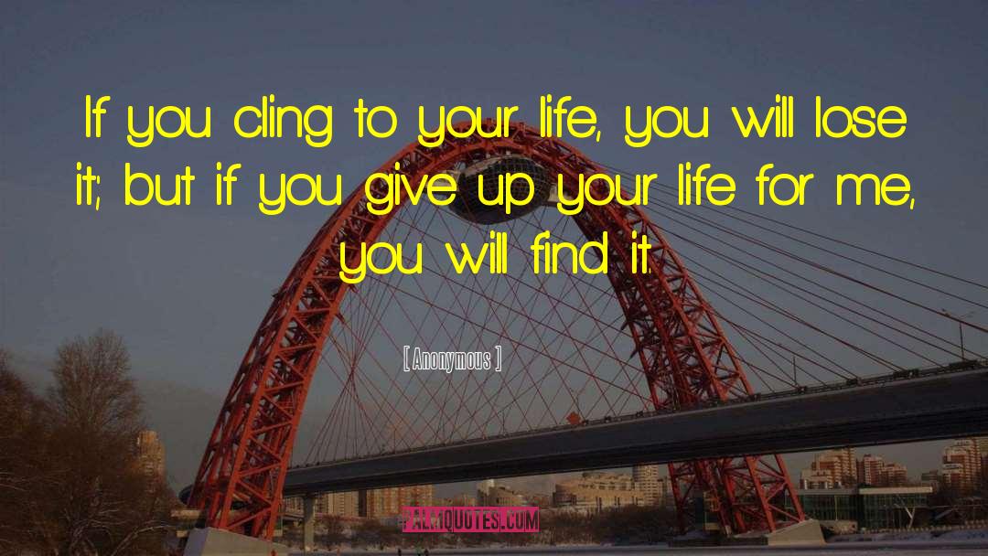 You Will Find It quotes by Anonymous