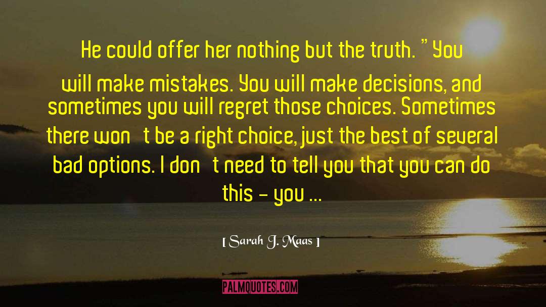 You Will Regret quotes by Sarah J. Maas