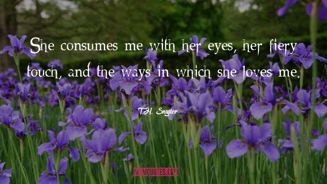 Young Adult Contemporary Romance quotes by T.H. Snyder