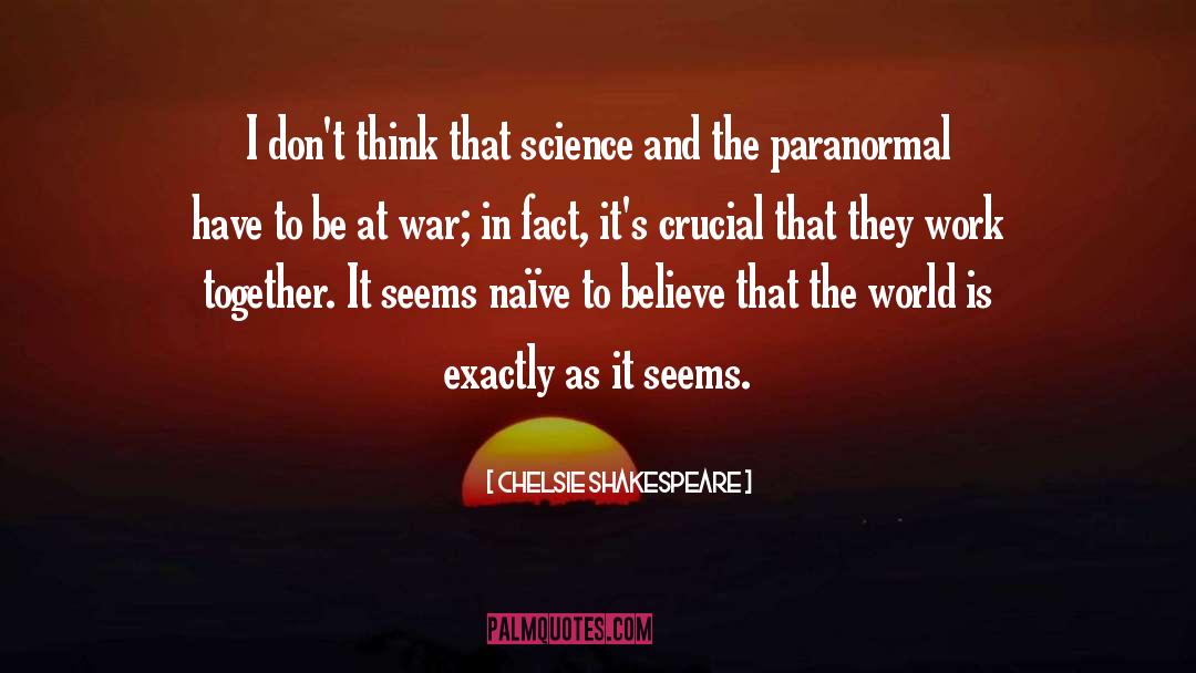 Young Adult Science Fiction quotes by Chelsie Shakespeare