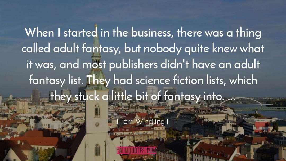 Young Adult Science Fiction quotes by Terri Windling